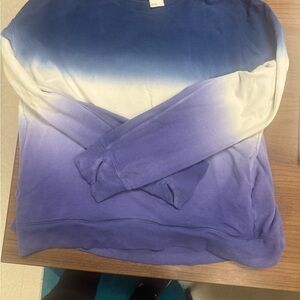 Blue and Purple Ombre Sweatshirt